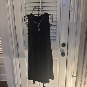 Ariella Classic Black Midi Dress